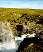 Rainbow at Go&eth;afoss